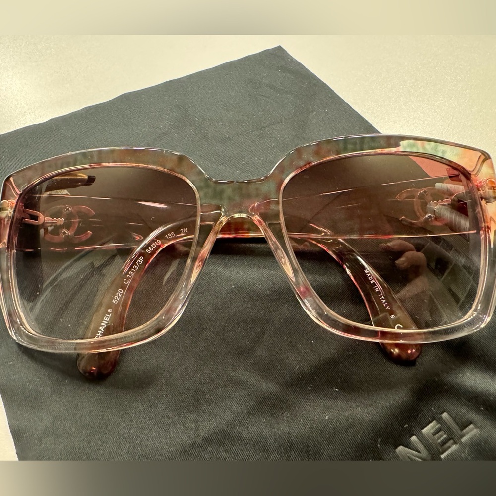 Chanel Multicolor Gradient 5220 Cc Square Sunglas… - image 2